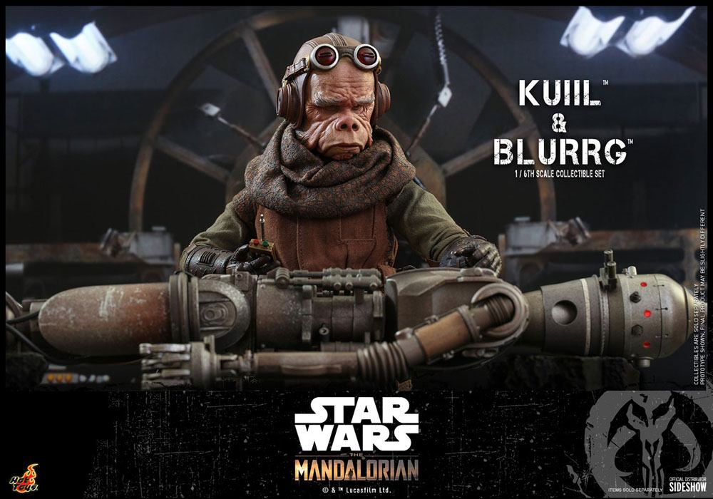 Star Wars The Mandalorian Actionfigur 2-Pack 1/6 Kuiil & Blurrg 37 cm