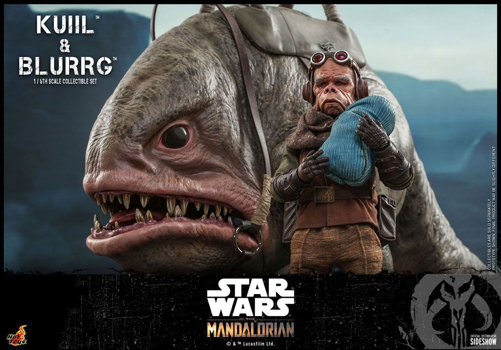 Star Wars The Mandalorian Actionfigur 2-Pack 1/6 Kuiil & Blurrg 37 cm