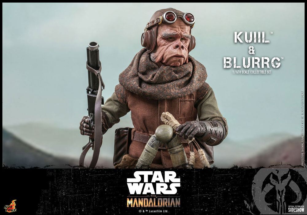 Star Wars The Mandalorian Actionfigur 2-Pack 1/6 Kuiil & Blurrg 37 cm