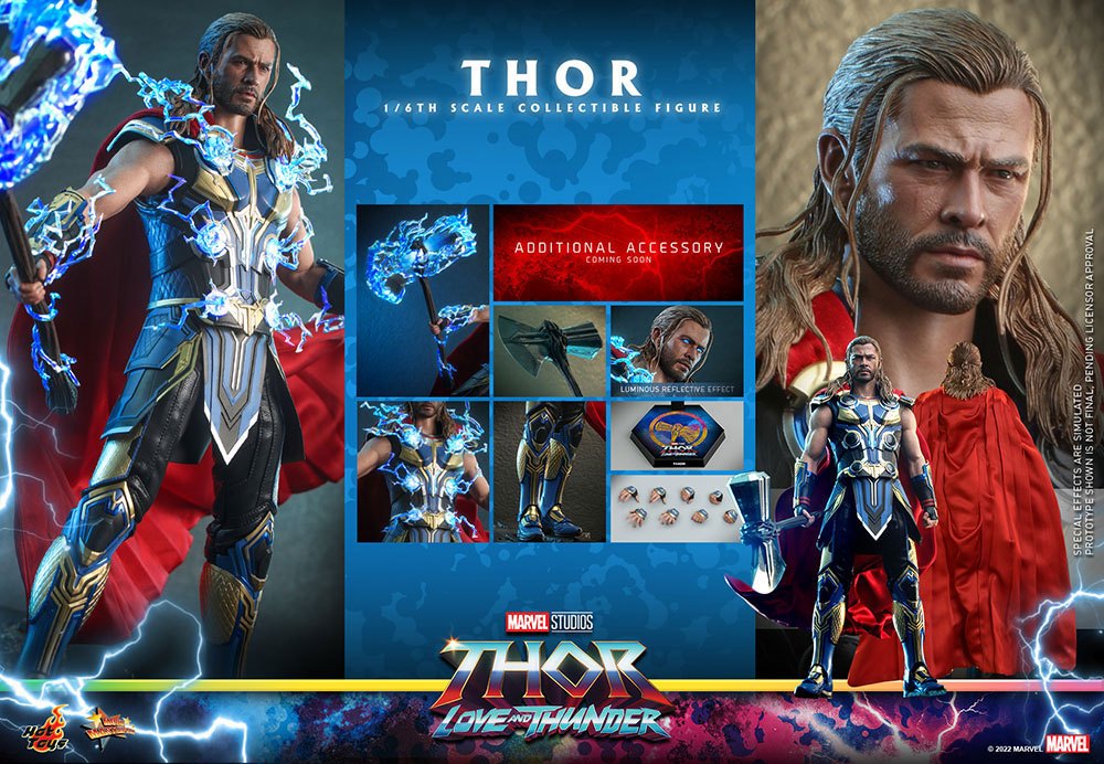 Thor: Love and Thunder Masterpiece Action Figur 1/6 Thor 32 cm Hot Toys