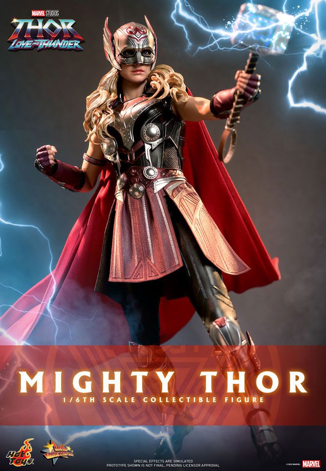 Thor: Love and Thunder Mästerverk Actionfigur 1/6 Mighty Thor 29 cm Hot Toys