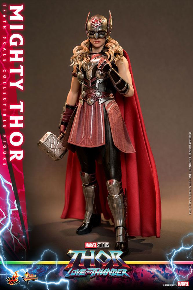 Thor: Love and Thunder Mästerverk Actionfigur 1/6 Mighty Thor 29 cm Hot Toys