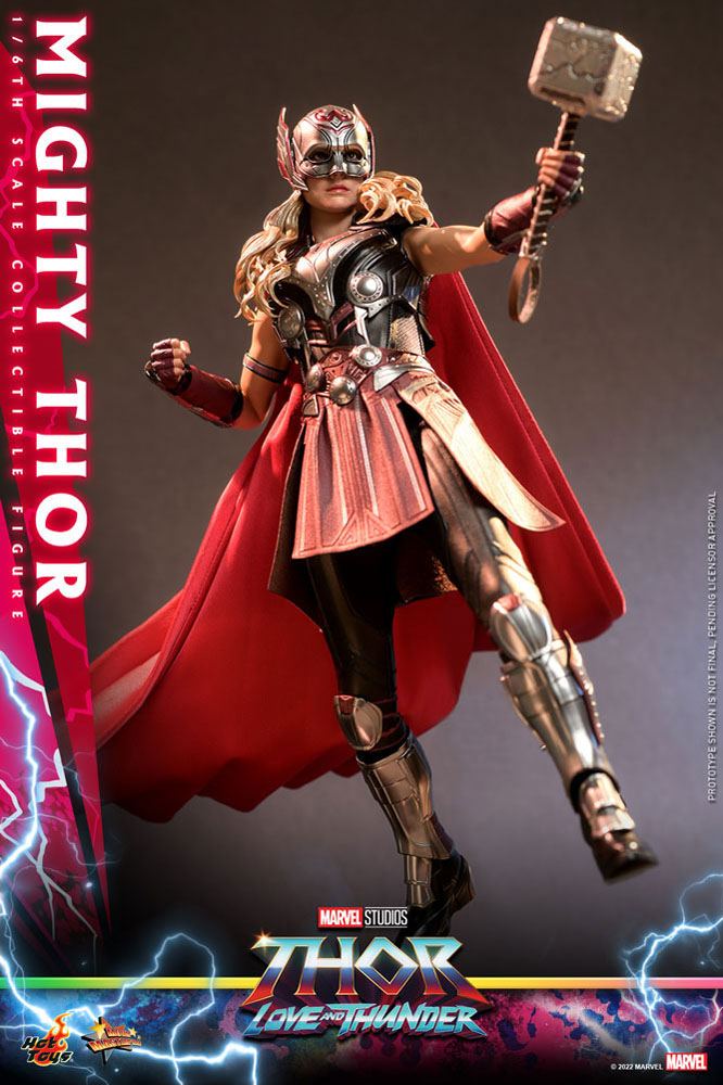 Thor: Love and Thunder Mästerverk Actionfigur 1/6 Mighty Thor 29 cm Hot Toys