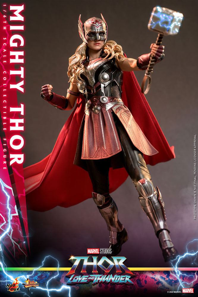 Thor: Love and Thunder Mästerverk Actionfigur 1/6 Mighty Thor 29 cm Hot Toys