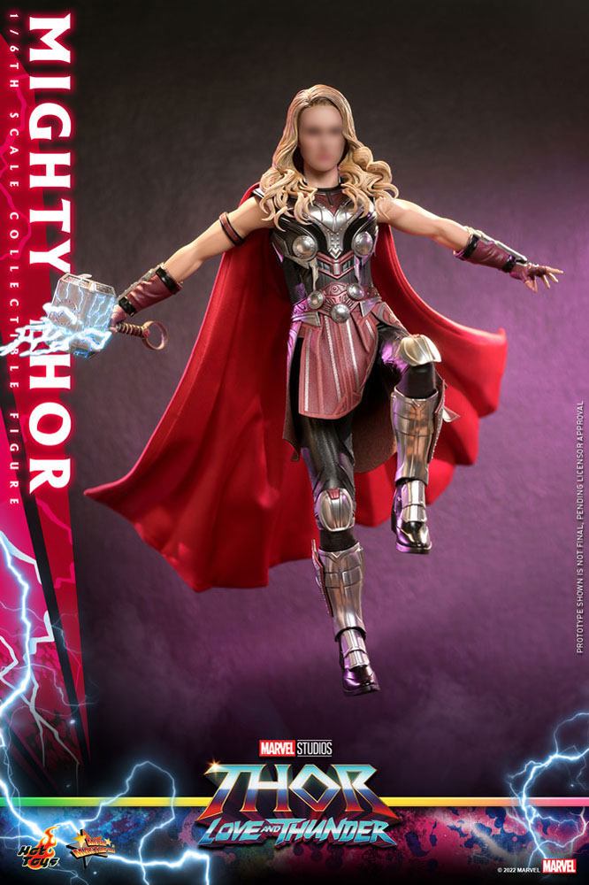 Thor: Love and Thunder Mästerverk Actionfigur 1/6 Mighty Thor 29 cm Hot Toys