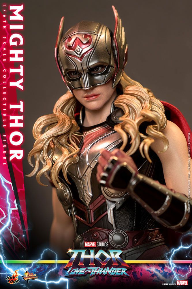 Thor: Love and Thunder Mästerverk Actionfigur 1/6 Mighty Thor 29 cm Hot Toys