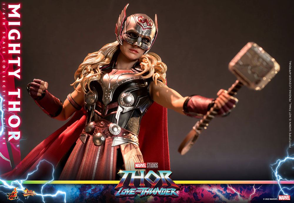 Thor: Love and Thunder Mästerverk Actionfigur 1/6 Mighty Thor 29 cm Hot Toys