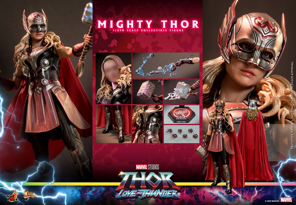 Thor: Love and Thunder Mästerverk Actionfigur 1/6 Mighty Thor 29 cm Hot Toys