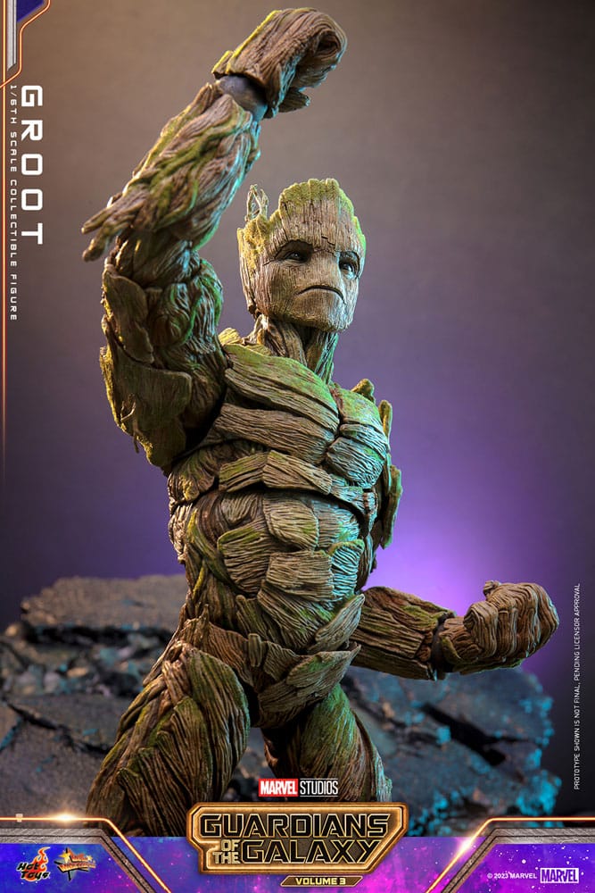 Guardians of the Galaxy Vol. 3 Movie Masterpiece Action Figur 1/6 Groot 32 cm Hot Toys