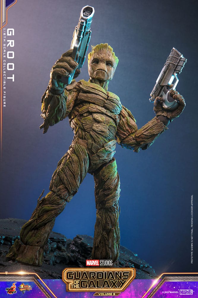 Guardians of the Galaxy Vol. 3 Movie Masterpiece Action Figur 1/6 Groot 32 cm Hot Toys