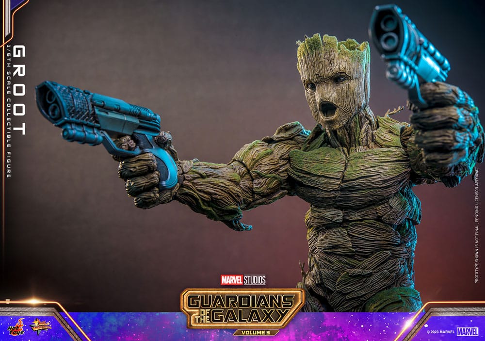 Guardians of the Galaxy Vol. 3 Movie Masterpiece Action Figur 1/6 Groot 32 cm Hot Toys