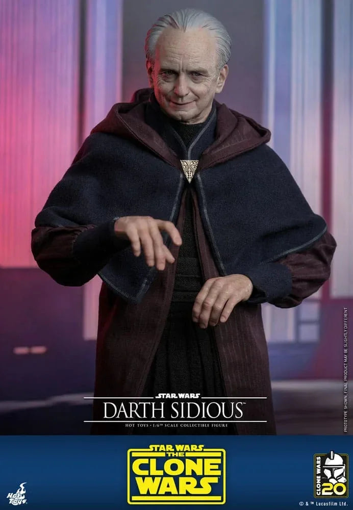 Star Wars: The Clone Wars Actionfigur 1/6 Darth Sidious 29 cm Hot Toys