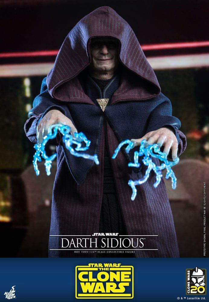 Star Wars: The Clone Wars Actionfigur 1/6 Darth Sidious 29 cm Hot Toys