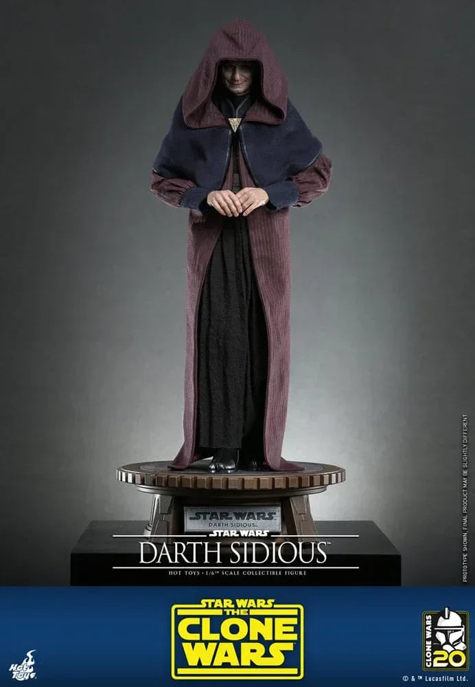 Star Wars: The Clone Wars Actionfigur 1/6 Darth Sidious 29 cm Hot Toys