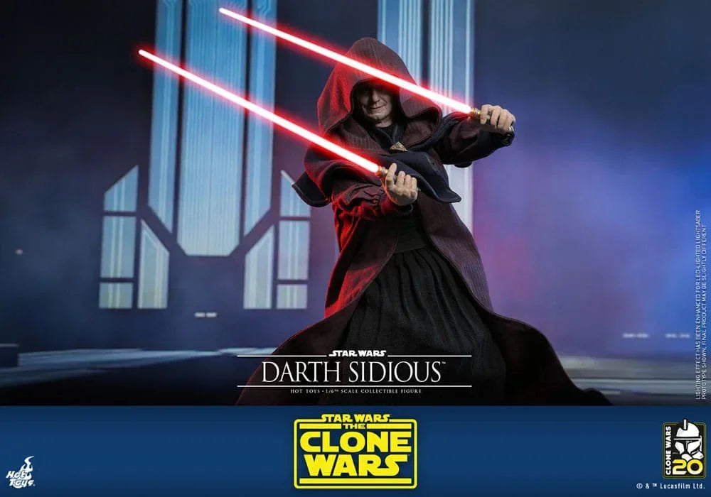 Star Wars: The Clone Wars Actionfigur 1/6 Darth Sidious 29 cm Hot Toys