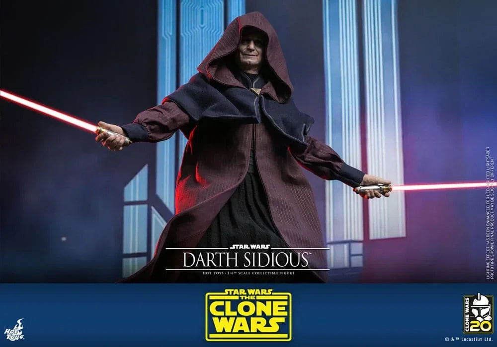 Star Wars: The Clone Wars Actionfigur 1/6 Darth Sidious 29 cm Hot Toys