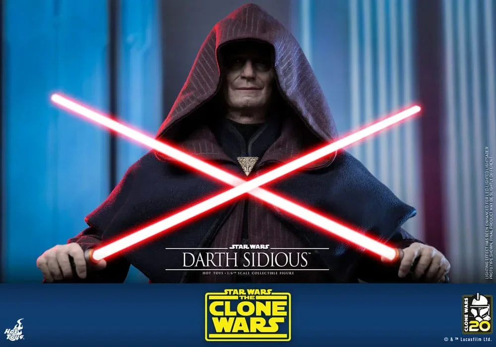 Star Wars: The Clone Wars Actionfigur 1/6 Darth Sidious 29 cm Hot Toys