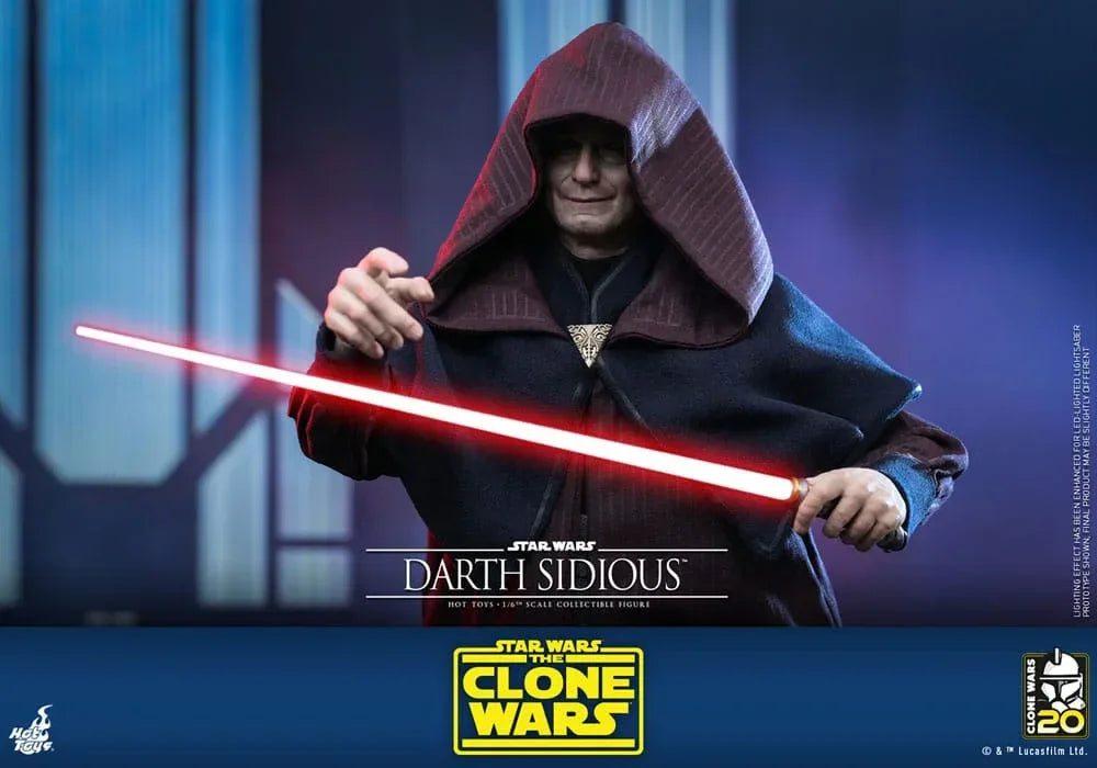 Star Wars: The Clone Wars Actionfigur 1/6 Darth Sidious 29 cm Hot Toys