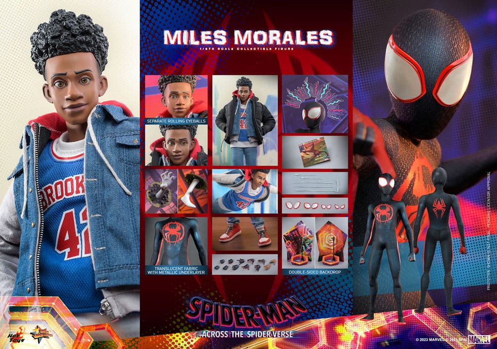 Spider-Man: Across the Spider-Verse Movie Masterpiece Action Figur 1/6 Miles Morales 29 cm Hot Toys