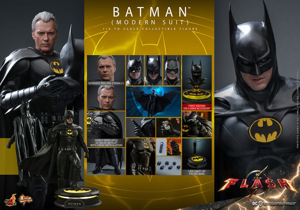 The Flash Movie Masterpiece Action Figur 1/6 Batman (Modern Suit) 30 cm Hot Toys