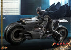 The Flash Film Mästverk Actionfigur med Fordon 1/6 Batman & Batcycle Set 30 cm Hot Toys