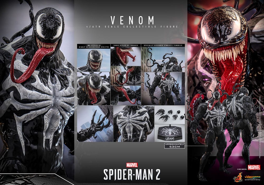 Spider-Man 2 Videogame Masterpiece Action Figure 1/6 Venom 53 cm Hot Toys