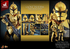 Star Wars Actionfigur 1/6 Clone Trooper (Guld Chrome Version) Hot Toys