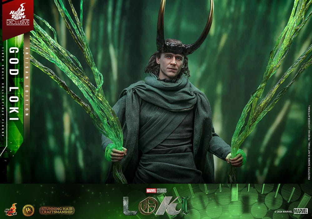 Loki DX Action Figur 1/6 God Loki Artisan Edition Hot Toys Exclusive 31 cm Hot Toys