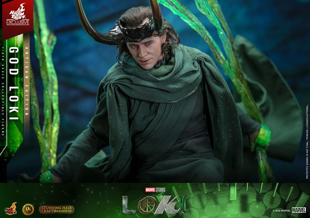 Loki DX Action Figur 1/6 God Loki Artisan Edition Hot Toys Exclusive 31 cm Hot Toys