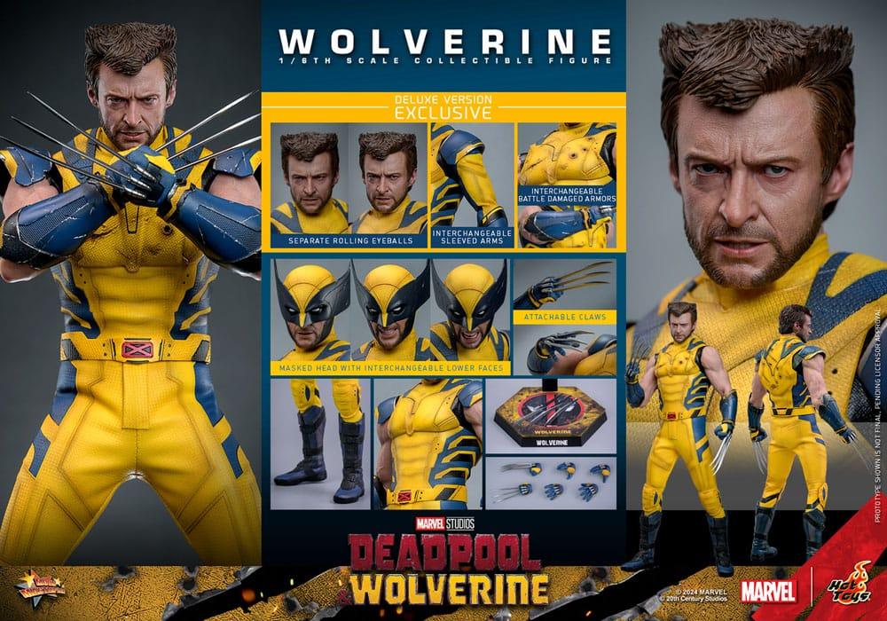 Deadpool & Wolverine Movie Masterpiece Action Figur 1/6 Wolverine (Deluxe Version) 31 cm