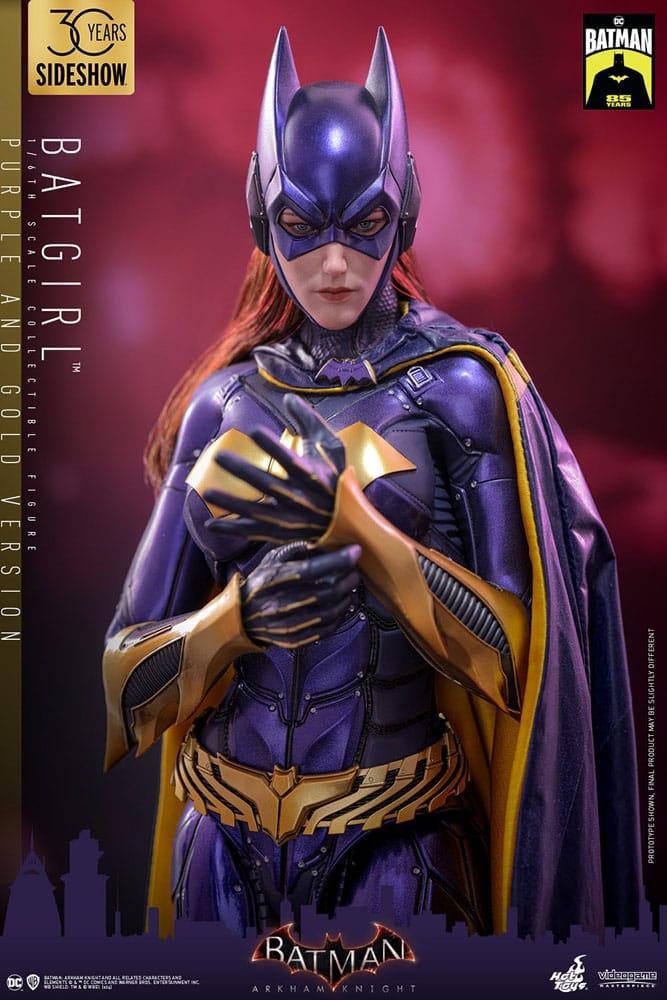 Batman Arkham Knight Videogame Masterpiece Action Figure 1/6 Batgirl (Lila och Guld Version) Hot Toys