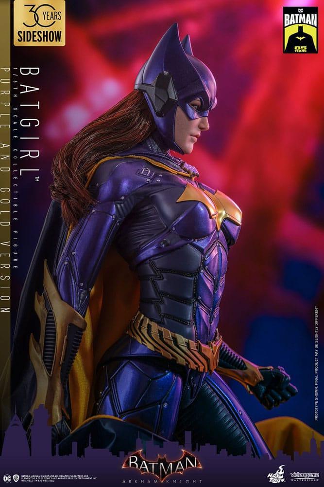 Batman Arkham Knight Videogame Masterpiece Action Figure 1/6 Batgirl (Lila och Guld Version) Hot Toys