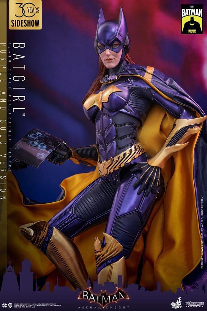 Batman Arkham Knight Videogame Masterpiece Action Figure 1/6 Batgirl (Lila och Guld Version) Hot Toys