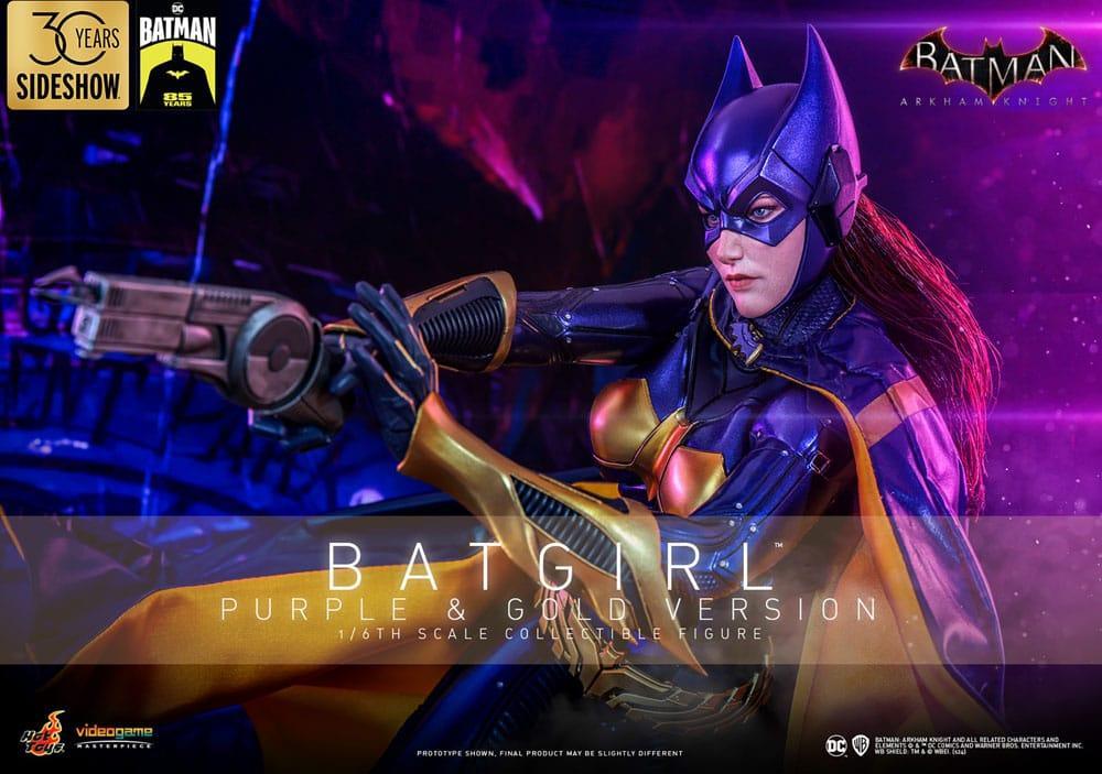 Batman Arkham Knight Videogame Masterpiece Action Figure 1/6 Batgirl (Lila och Guld Version) Hot Toys