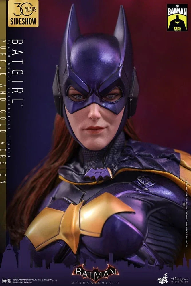 Batman Arkham Knight Videogame Masterpiece Action Figure 1/6 Batgirl (Lila och Guld Version) Hot Toys