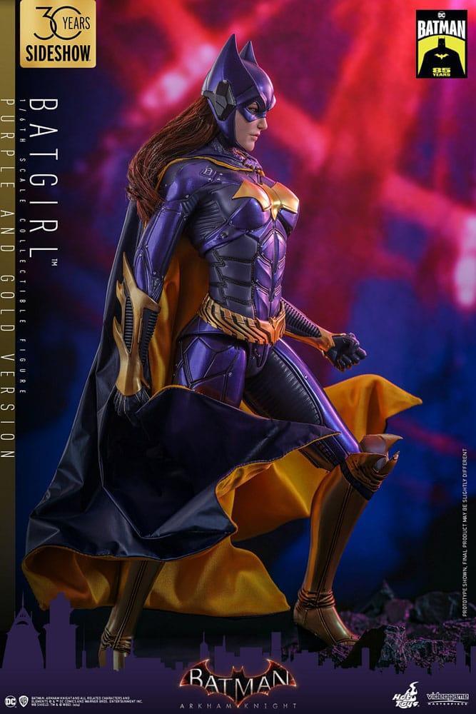 Batman Arkham Knight Videogame Masterpiece Action Figure 1/6 Batgirl (Lila och Guld Version) Hot Toys