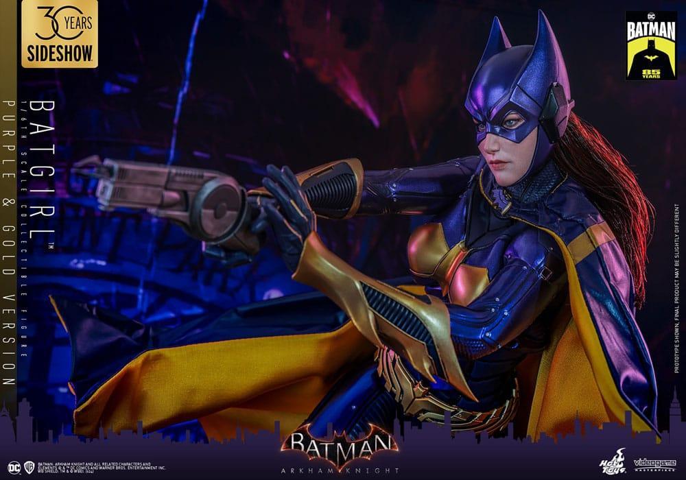 Batman Arkham Knight Videogame Masterpiece Action Figure 1/6 Batgirl (Lila och Guld Version) Hot Toys