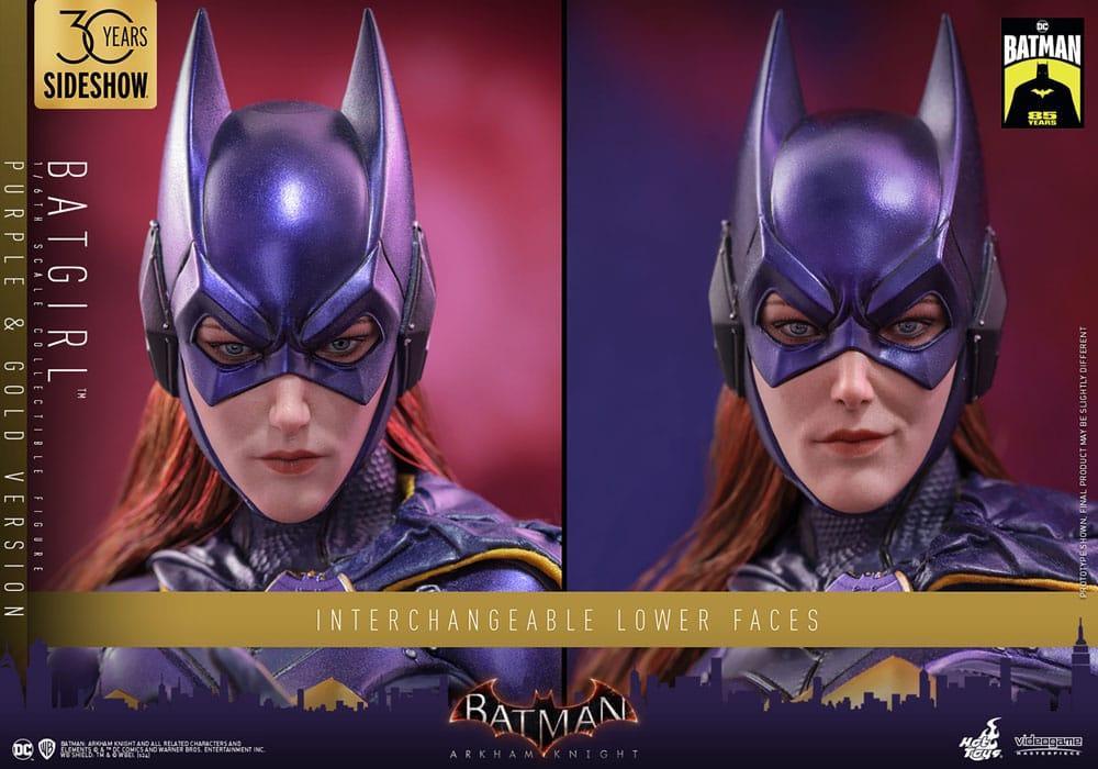 Batman Arkham Knight Videogame Masterpiece Action Figure 1/6 Batgirl (Lila och Guld Version) Hot Toys