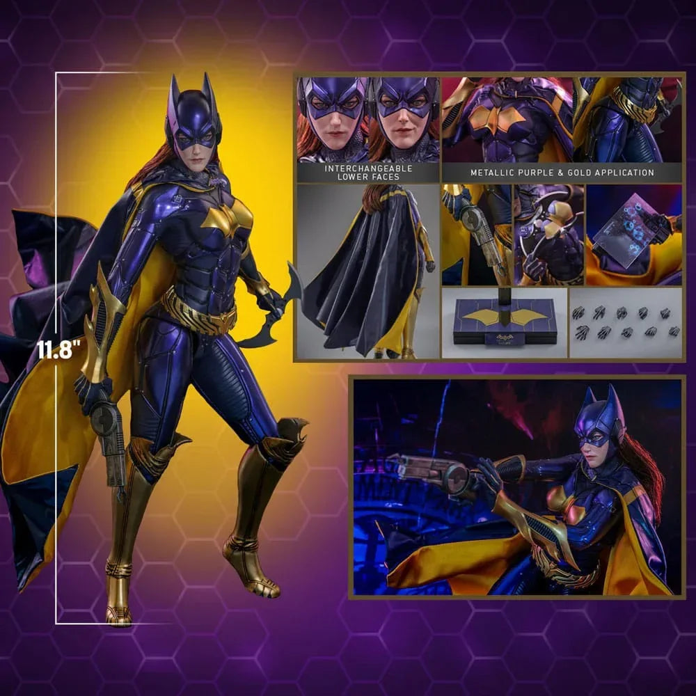 Batman Arkham Knight Videogame Masterpiece Action Figure 1/6 Batgirl (Lila och Guld Version) Hot Toys