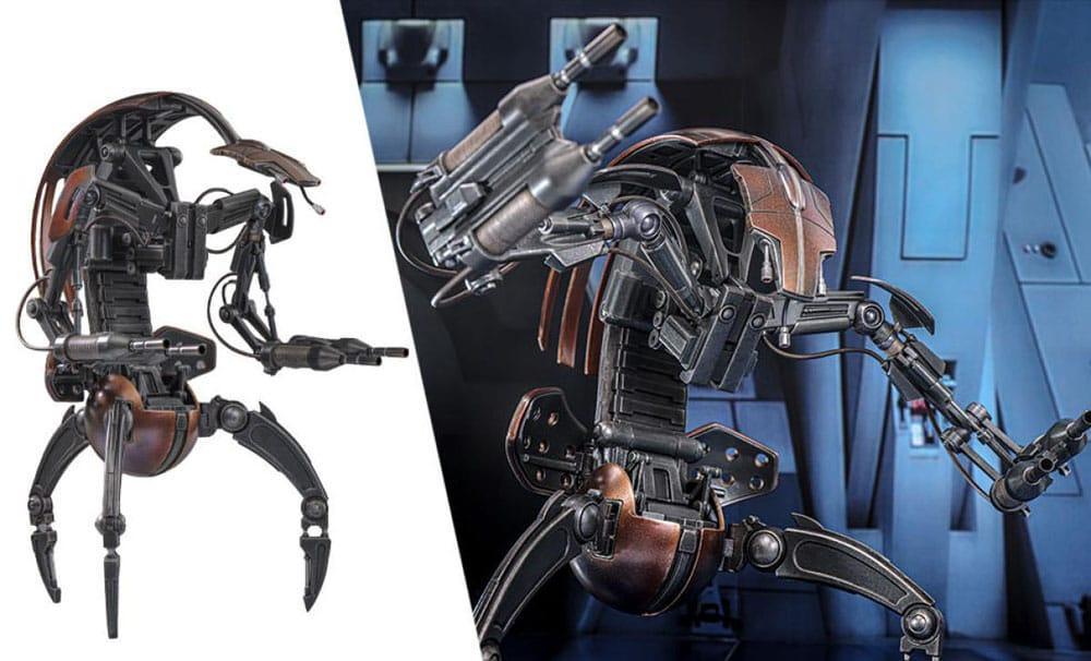 Star Wars Episode I Movie Masterpiece Action Figur 1/6 Droideka 27 cm Hot Toys