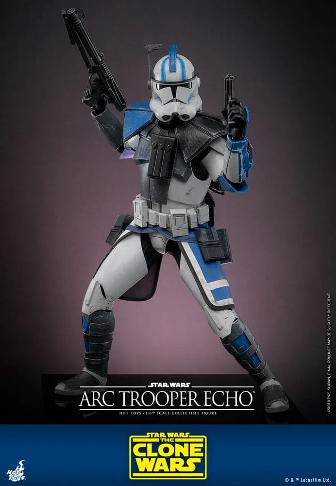 Star Wars: The Clone Wars Action Figur 1/6 Arc Trooper Echo 30 cm Hot Toys