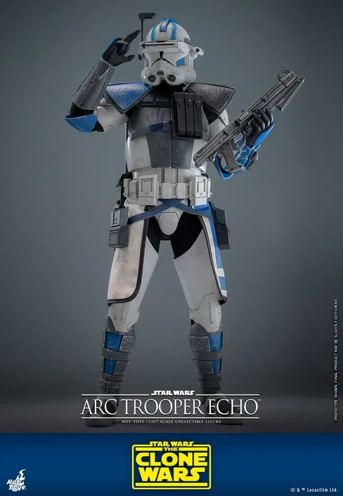 Star Wars: The Clone Wars Action Figur 1/6 Arc Trooper Echo 30 cm Hot Toys