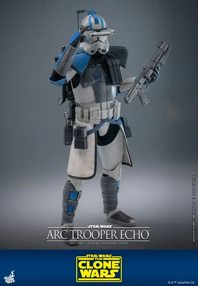 Star Wars: The Clone Wars Action Figur 1/6 Arc Trooper Echo 30 cm Hot Toys