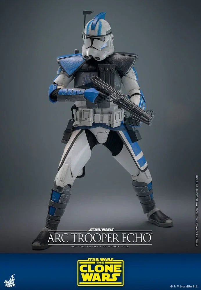 Star Wars: The Clone Wars Action Figur 1/6 Arc Trooper Echo 30 cm Hot Toys