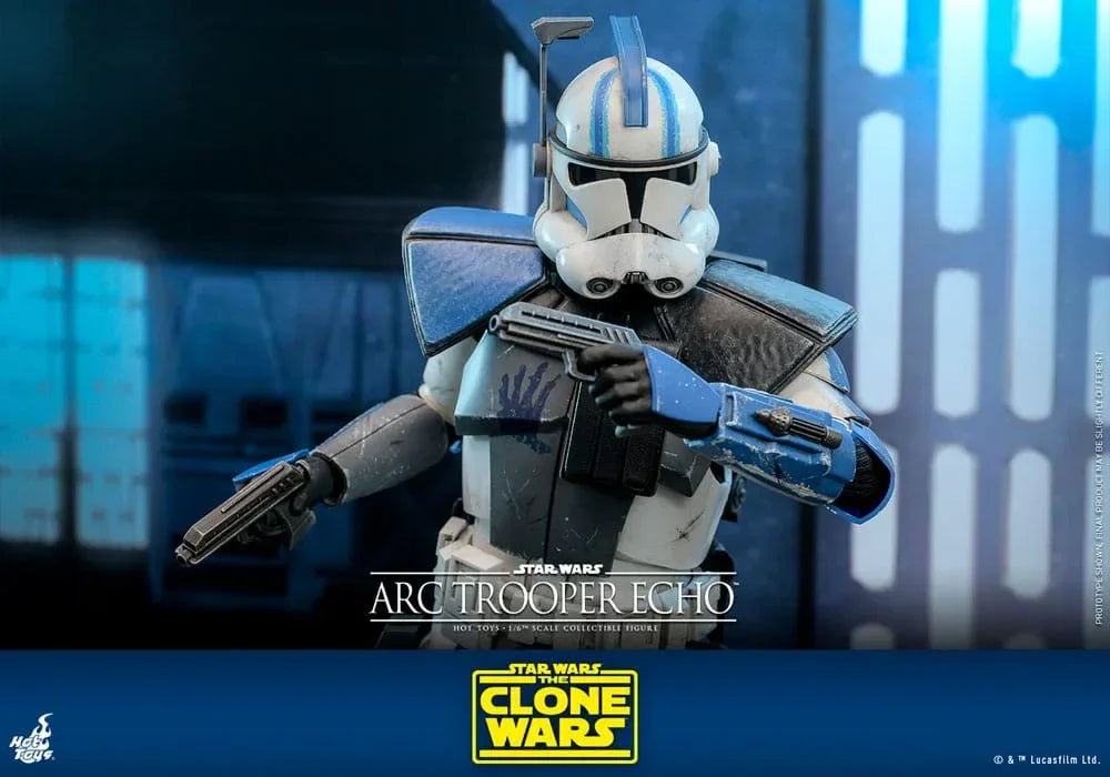 Star Wars: The Clone Wars Action Figur 1/6 Arc Trooper Echo 30 cm Hot Toys