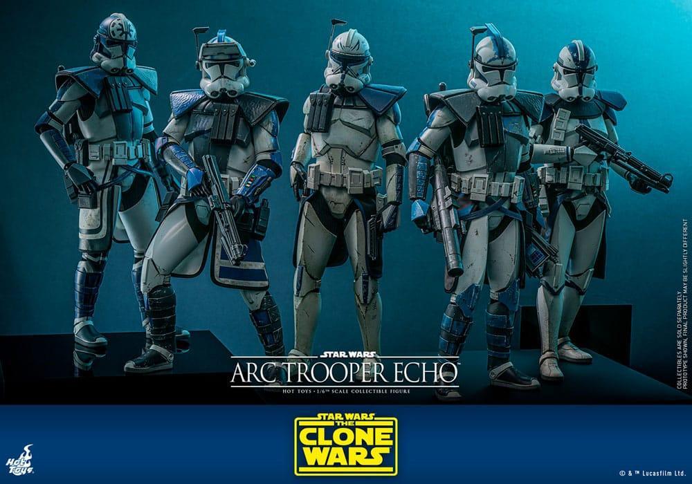 Star Wars: The Clone Wars Action Figur 1/6 Arc Trooper Echo 30 cm Hot Toys