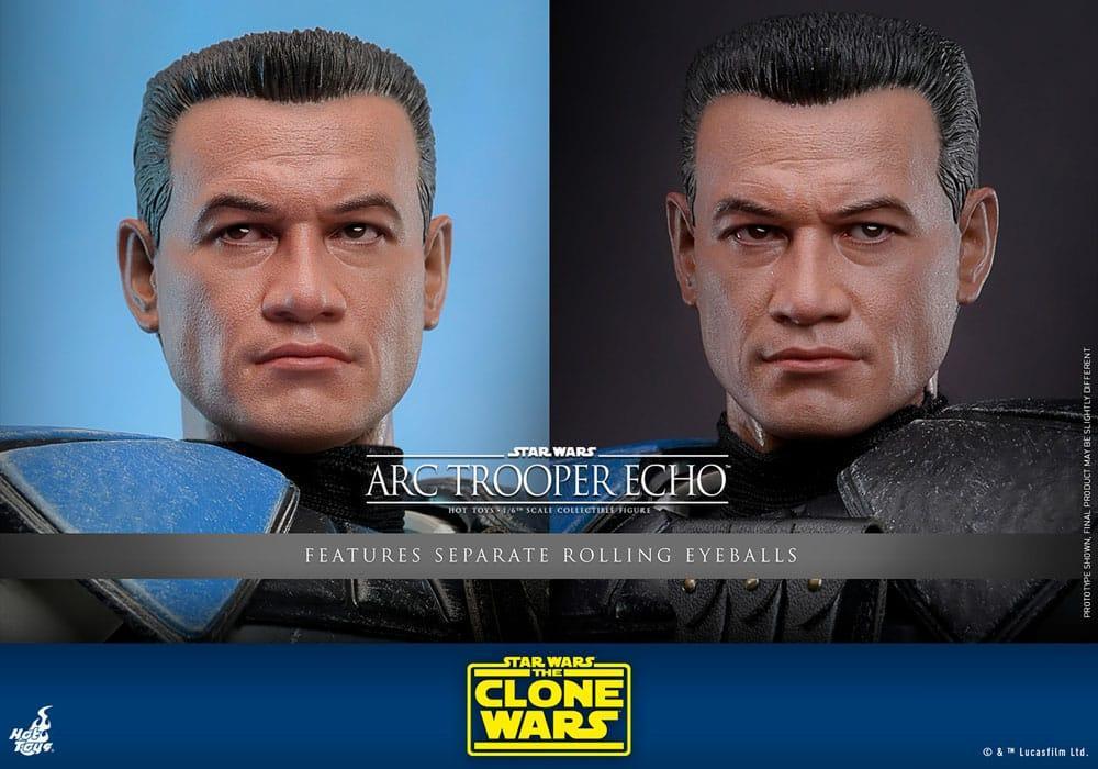 Star Wars: The Clone Wars Action Figur 1/6 Arc Trooper Echo 30 cm Hot Toys