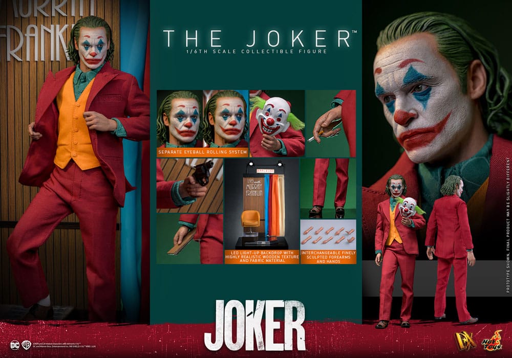 Joker Movie Masterpiece Action Figur 1/6 The Joker 30 cm Hot Toys