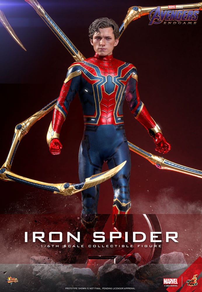 Avengers: Endgame Movie Masterpiece Action Figur 1/6 Iron Spider 28 cm Hot Toys