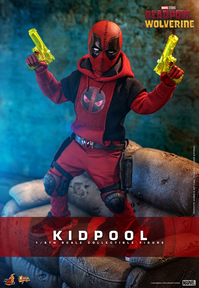 Deadpool & Wolverine Movie Masterpiece Action Figur 1/6 Kidpool 22 cm Hot Toys